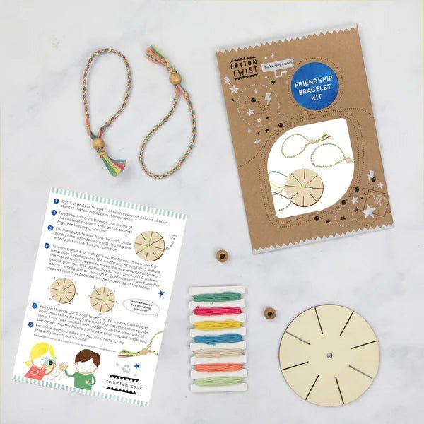 Cotton Twist: DIY Friendship Bracelet Craft Kit - Acorn & Pip_Cotton Twist