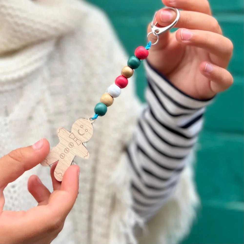 Cotton Twist: Gingerbread Keyring - Acorn & Pip_Cotton Twist