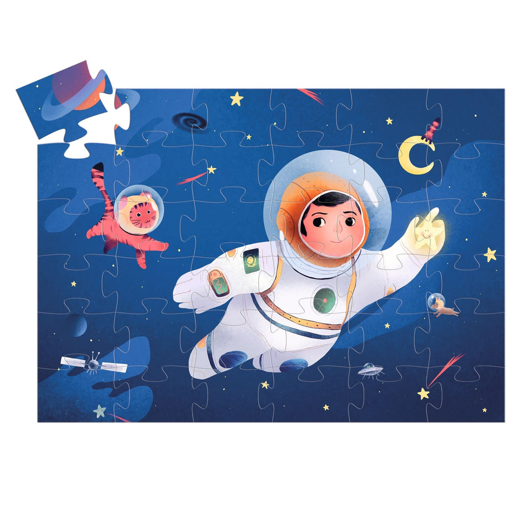 Djeco: Astronaut on The Moon - 36 Pieces - Acorn & Pip_Djeco