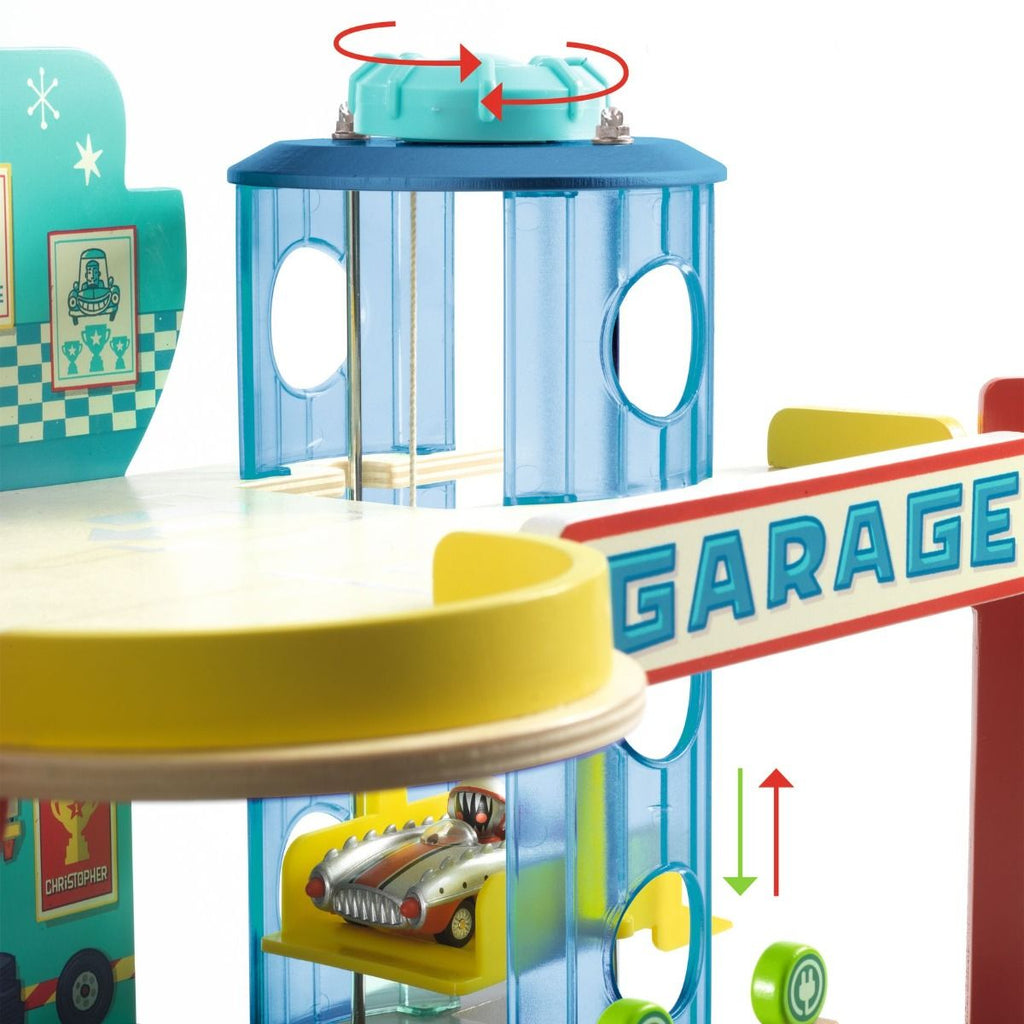 Djeco: Crazy Motor - Crazy Car Garage - Acorn & Pip_Djeco