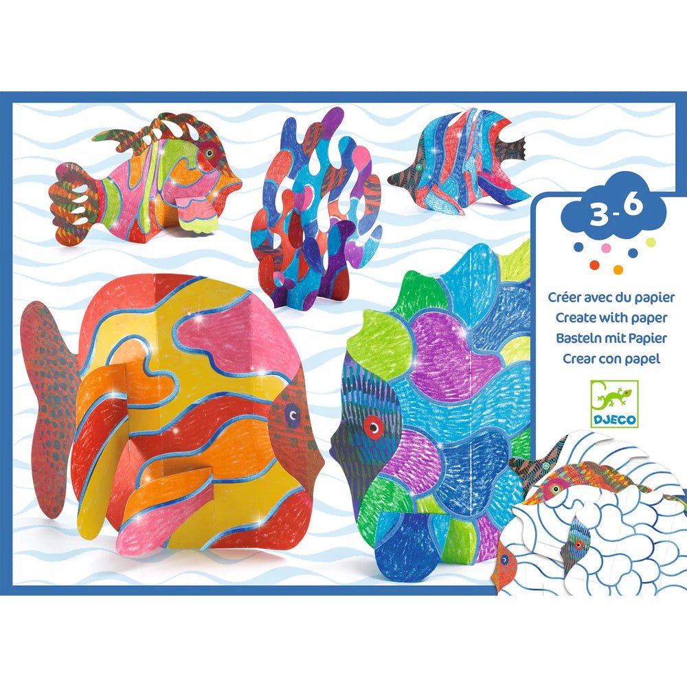 Djeco: Create with Paper - Under the Sea - Acorn & Pip_Djeco