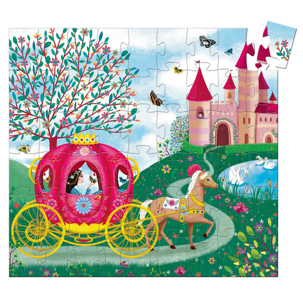 Djeco: Elise's Carriage Puzzle - 54 Pcs - Acorn & Pip_Djeco