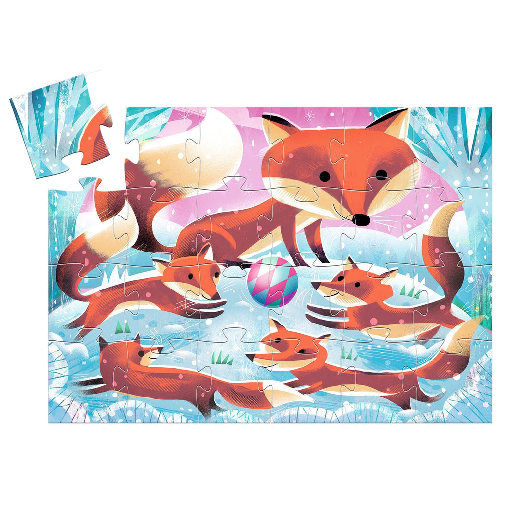 Djeco: Ginger Fox Puzzle - 24 Pieces - Acorn & Pip_Djeco