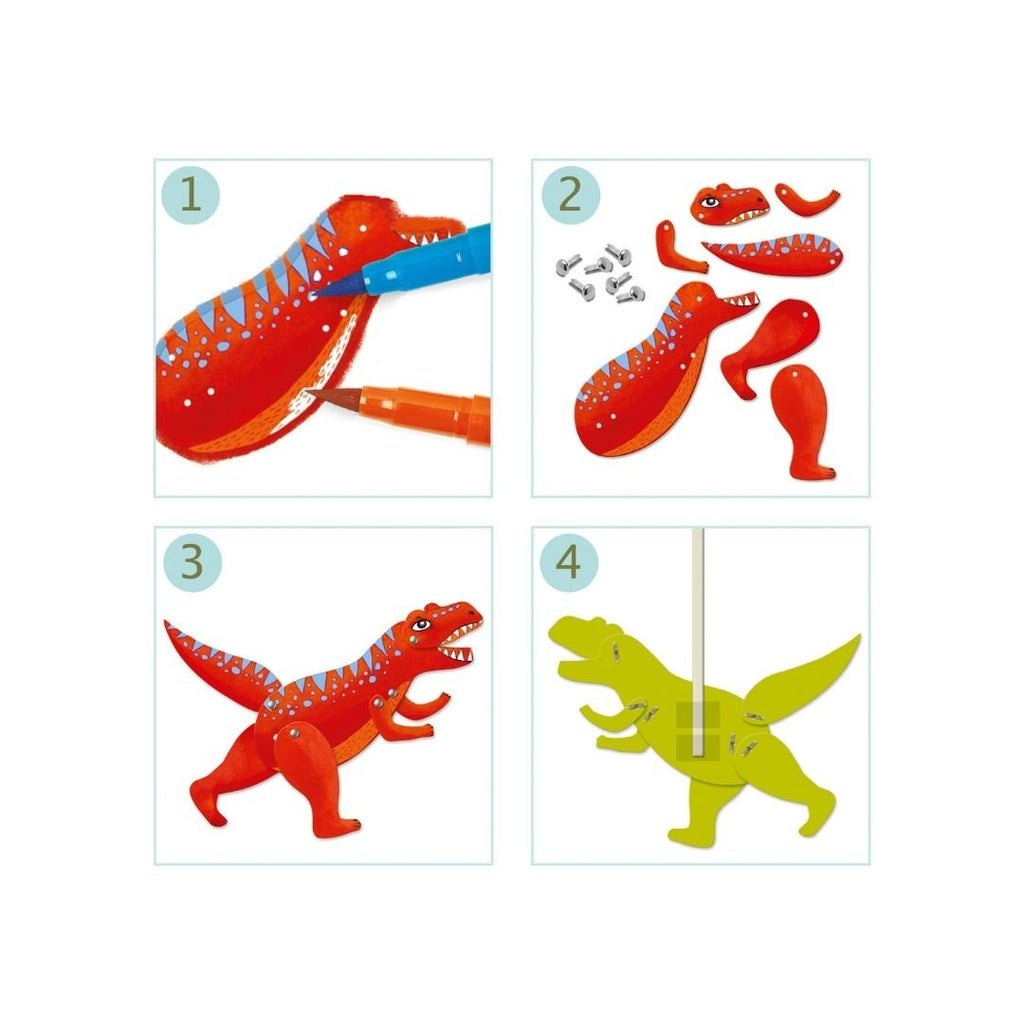 Djeco: Jumping Jacks - Dinos - Acorn & Pip_Djeco