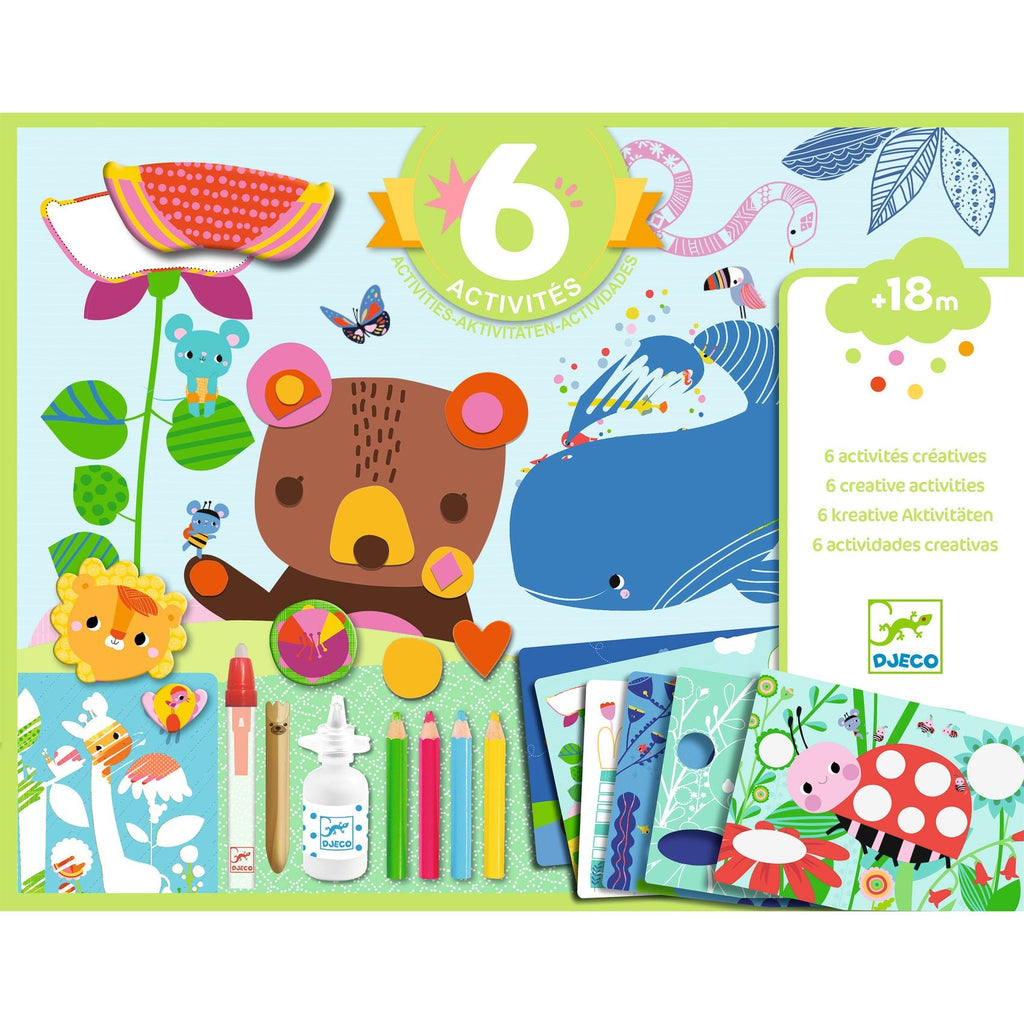 Djeco: Multi-Activity Toddler Craft Box Set - Acorn & Pip_Djeco