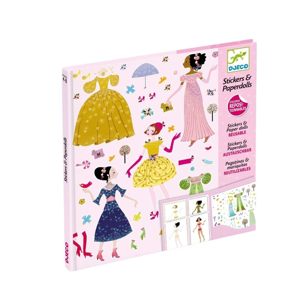 Djeco: Paper Dolls - Dresses Through The Seasons - Acorn & Pip_Djeco