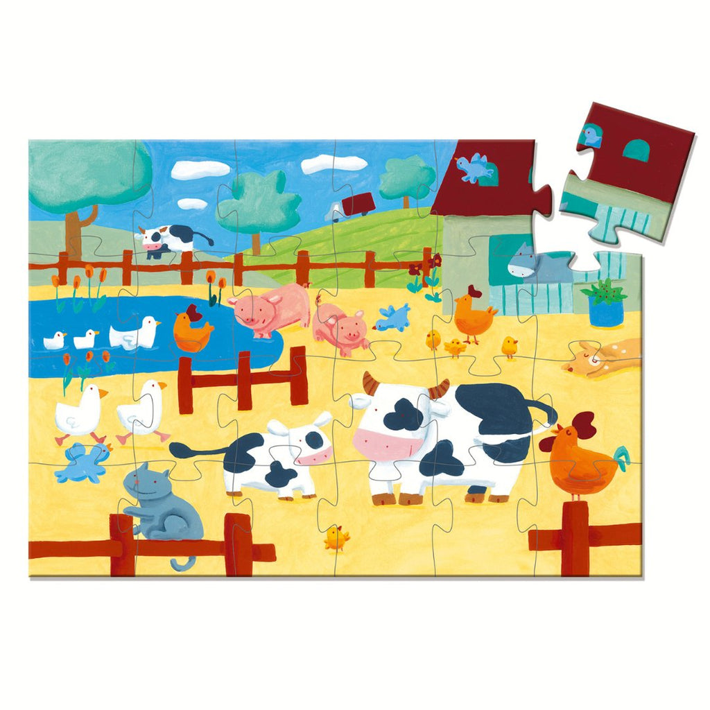 Djeco: Puzzle - Cows On The Farm - Acorn & Pip_Djeco