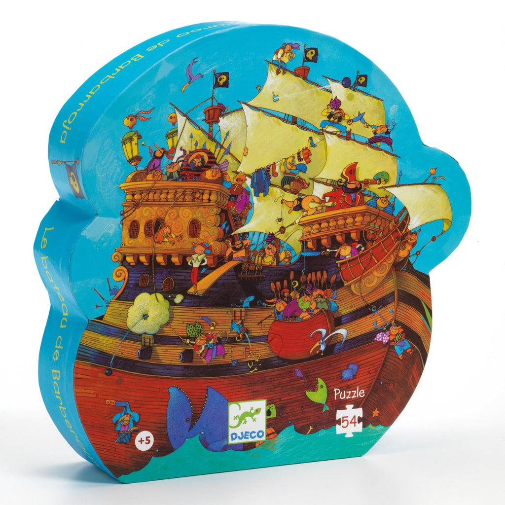 Djeco: Silhouette Puzzle - Barbarossa’s Boat - Acorn & Pip_Djeco