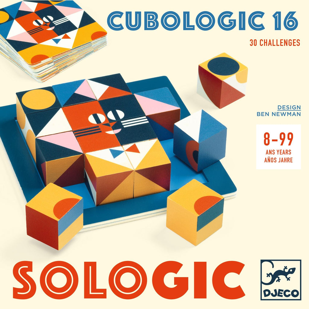 Djeco: Sologic Game - Cubologic 16 - Acorn & Pip_Djeco