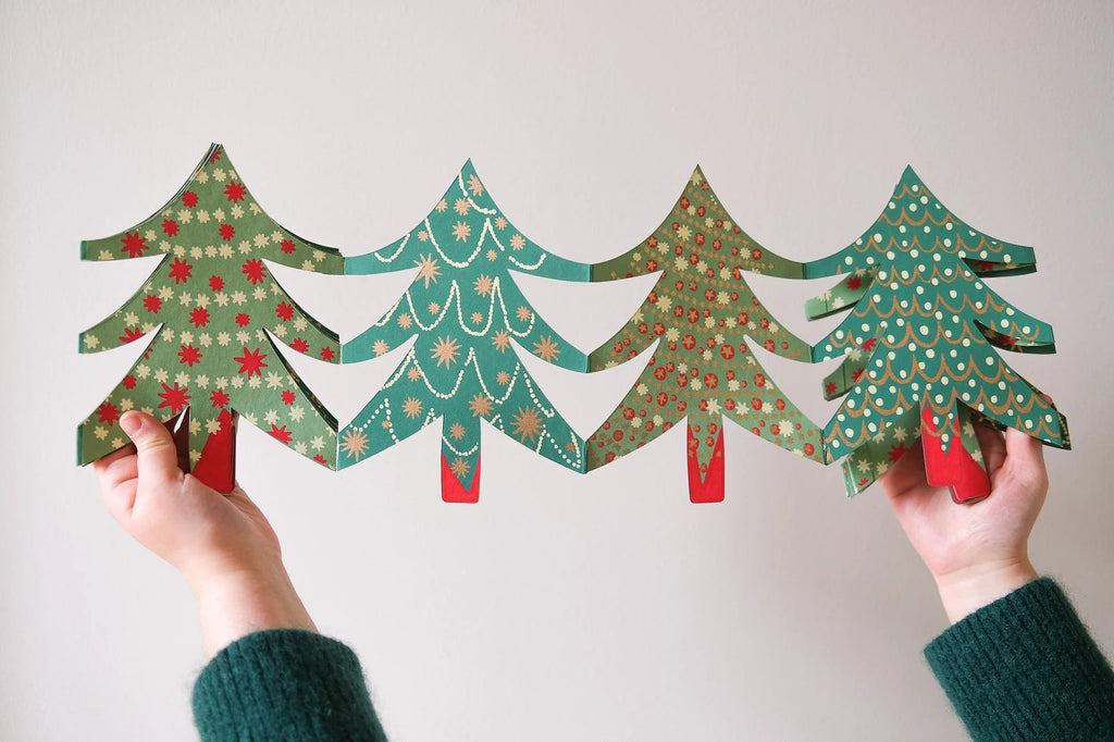 East End Press: Christmas Trees Garland - Acorn & Pip_East End Press