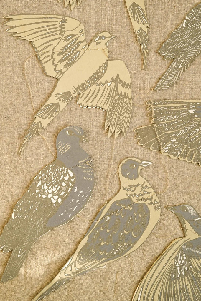 East End Press: Turtle Doves Sewn Garland - Acorn & Pip_East End Press