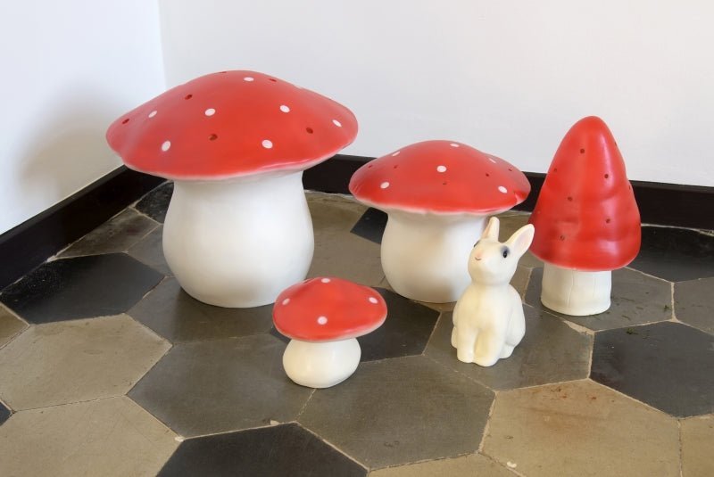 Egmont: Vintage Red Medium Toadstool Lamp - Acorn & Pip_Egmont