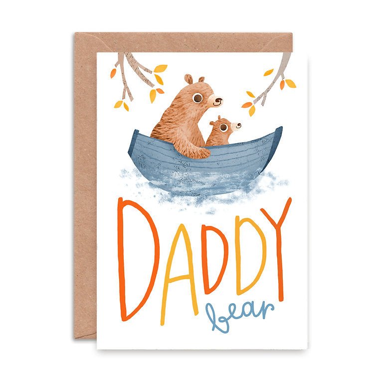 Emily Nash: Daddy Bear Greeting Card - Acorn & Pip_Emily Nash Illustration