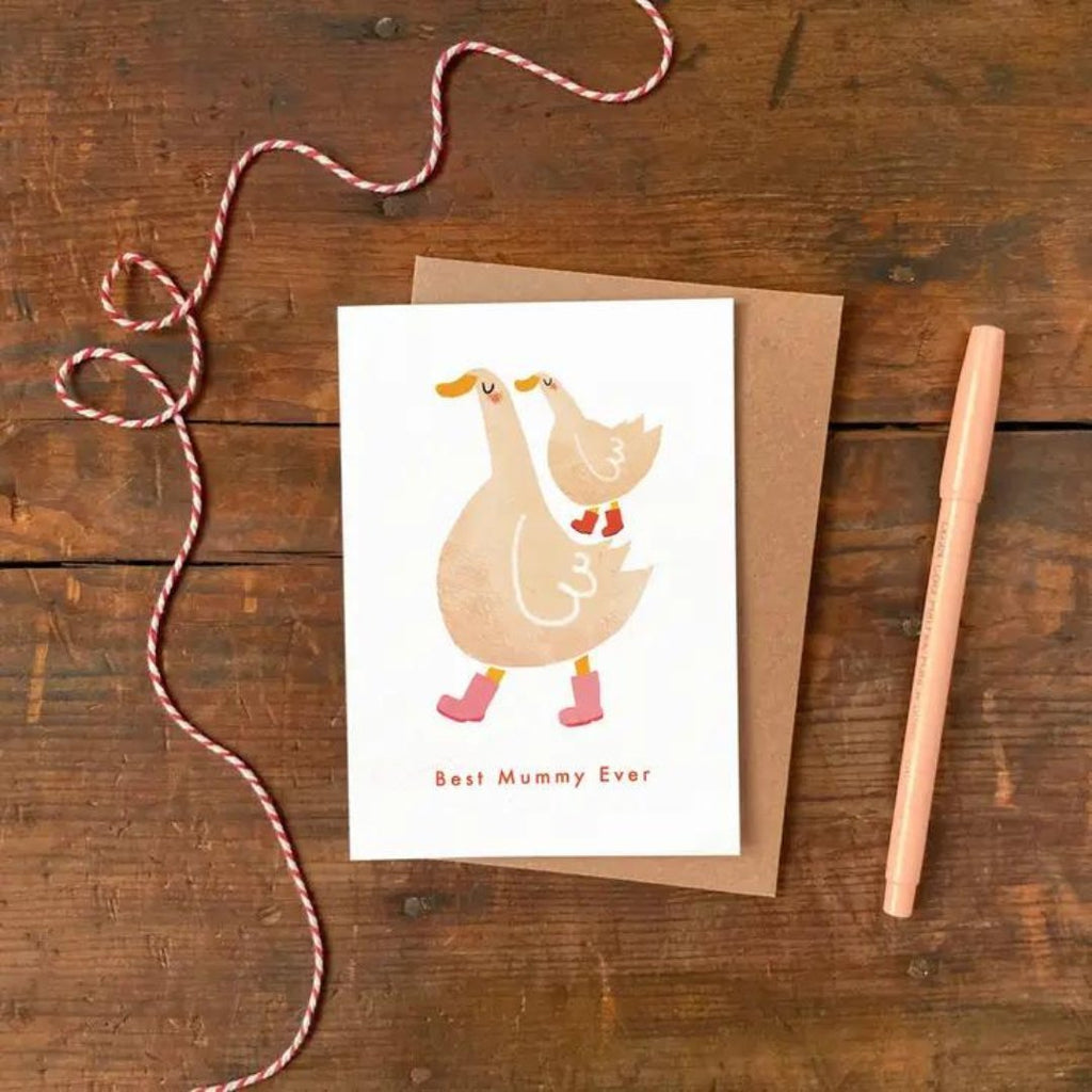 Emily Nash Illustration: Best Mummy Ever Card - Acorn & Pip_Emily Nash Illustration