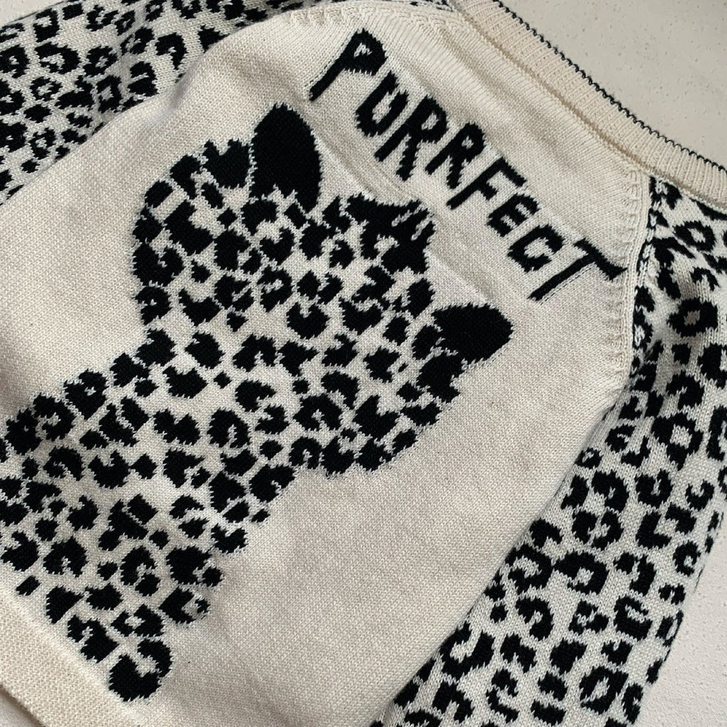 Fable & Bear: Purrrfect Leo - Knitted Kids Jumper - Acorn & Pip_Fable & Bear