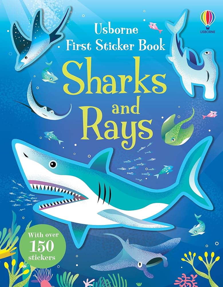 First Sticker Book: Sharks & Rays (Paperback) - Acorn & Pip_Bookspeed