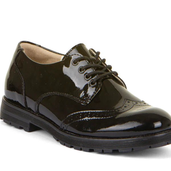 Froddo: Charlie Laces - Black Patent - Acorn & Pip_Froddo