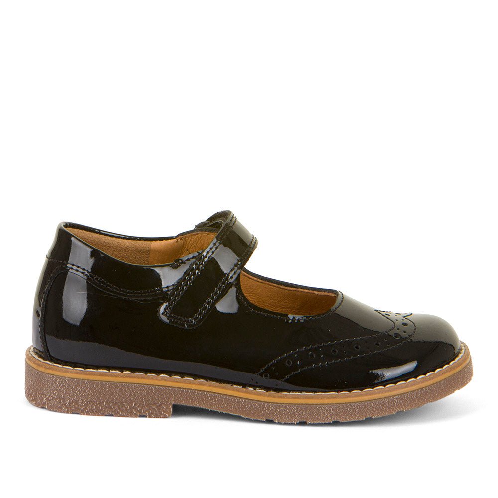 Froddo: Ella Mary Jane School Shoes - Black Patent - Acorn & Pip_Froddo