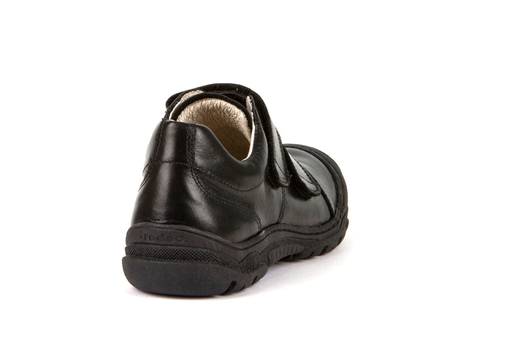 Froddo: Leo Velcro School Shoes - Black Leather - Acorn & Pip_Froddo