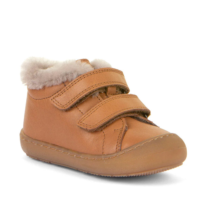 Froddo Ollie S furry boots in cognac