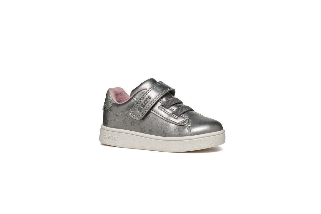 Geox: Eclyper Trainers - Silver - Acorn & Pip_Acorn & Pip