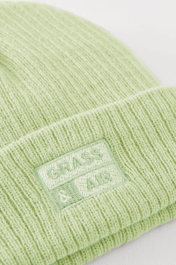 Grass & Air: Glacial Green Beanie Hat - Acorn & Pip_Grass & Air