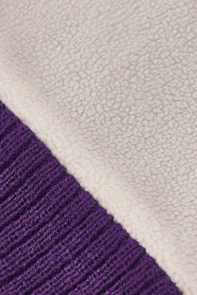 Grass & Air: Icelandic Amethyst Purple Beanie Hat - Acorn & Pip_Grass & Air