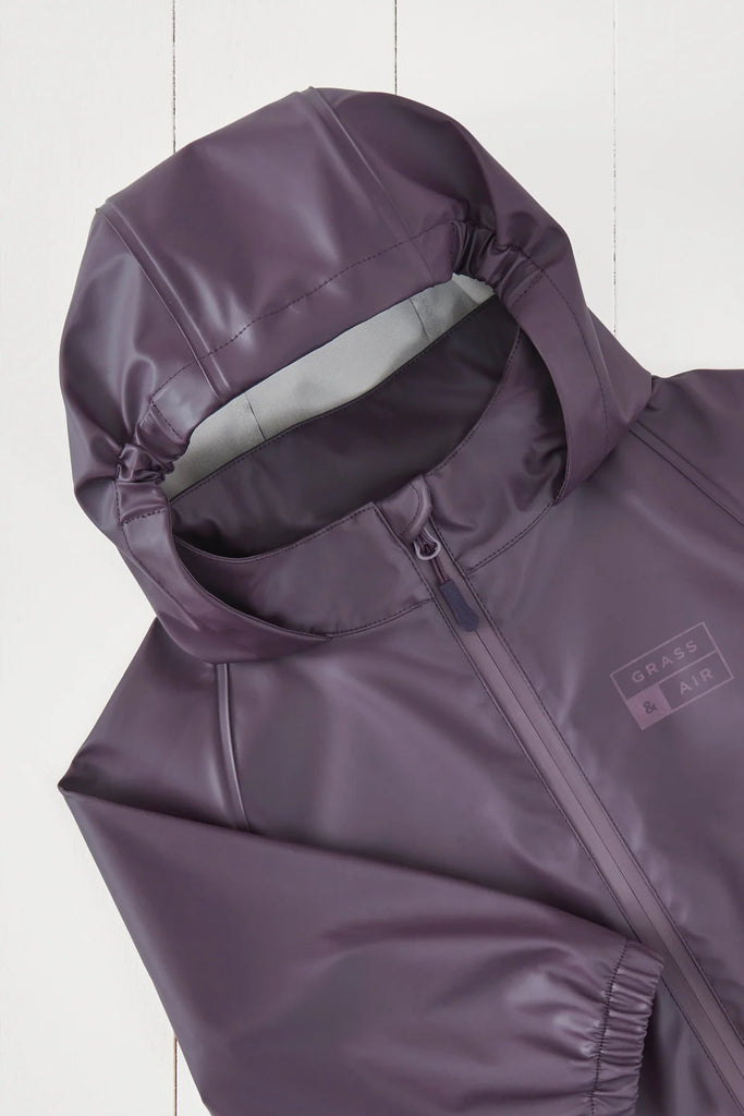 Grass & Air: Rainster Jacket - Amethyst Purple - Acorn & Pip_Grass & Air