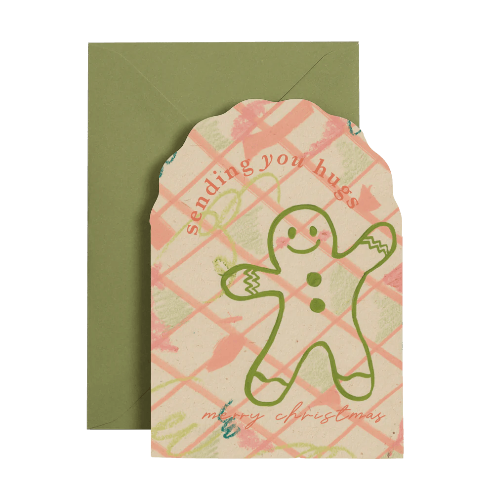 I am Roxanne: Gingerbread Merry Christmas Card - Acorn & Pip_I am Roxanne