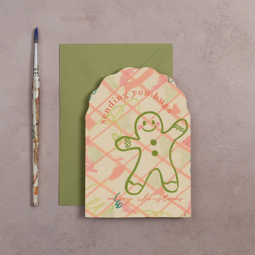 I am Roxanne: Gingerbread Merry Christmas Card - Acorn & Pip_I am Roxanne