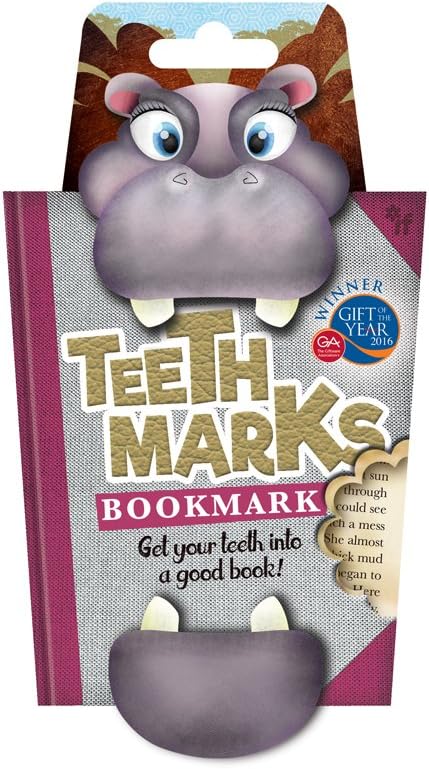 IF Teethmarks hippo bookmark with Gift of the Year award