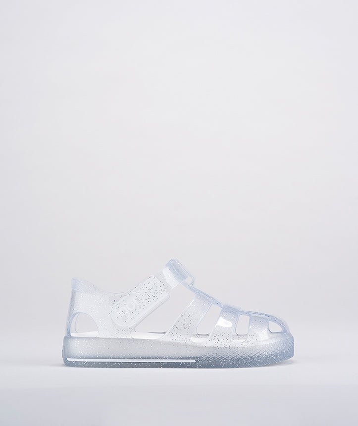 Igor: Star Glitter Kids Jelly Sandals - Transparent - Acorn & Pip_Igor