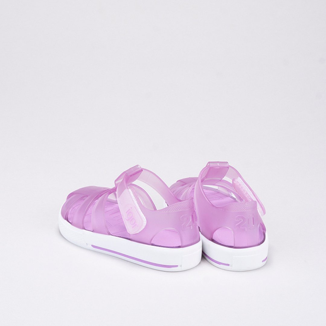 Igor: Star Jelly Sandals Lila SS23 Summer Shoes at Acorn Pip