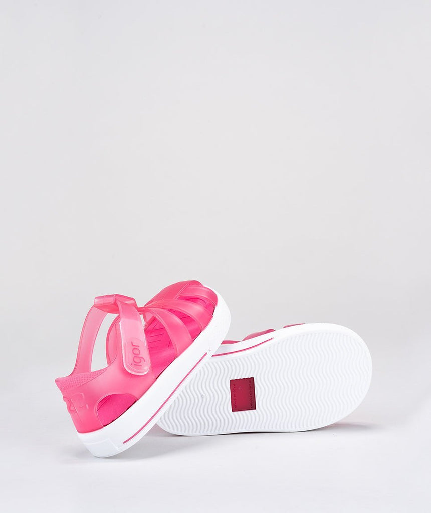 Igor: Star Kids Jelly Sandals - Fucsia Pink - Acorn & Pip_Igor