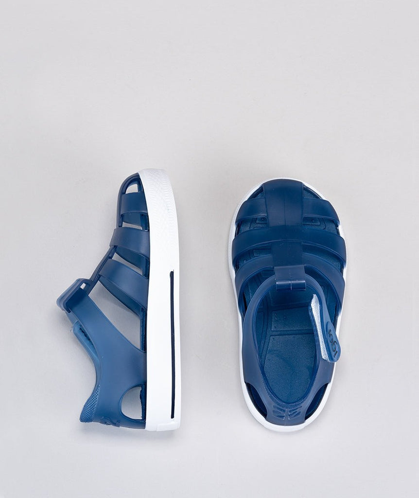 Igor: Star Kids Jelly Sandals - Marino Blue - Acorn & Pip_Igor