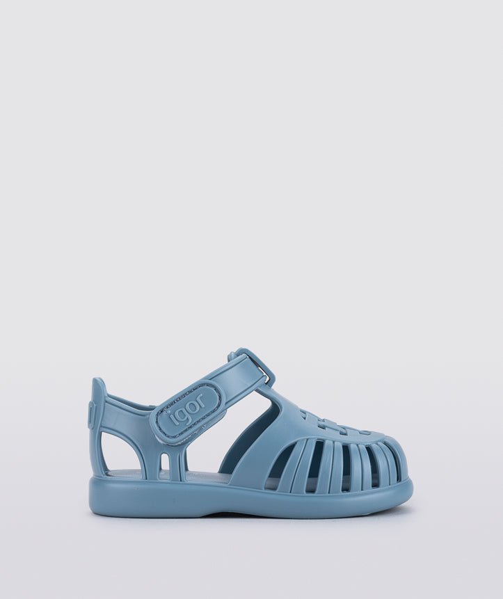 Igor: Tobby Kids Jelly Sandals - Oceano Blue - Acorn & Pip_Igor