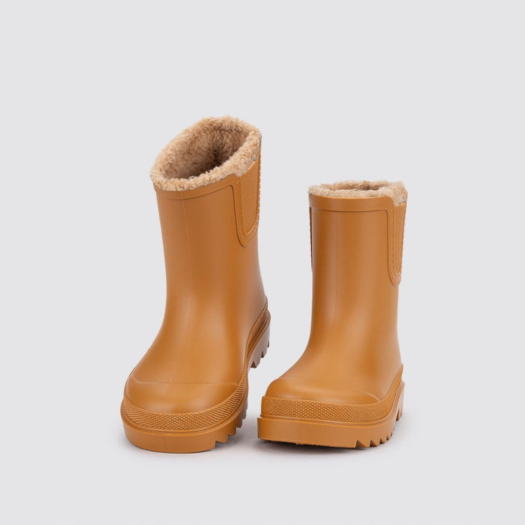 Igor: Tokio Furry Lined Wellie Boots - Caramel - Acorn & Pip_Igor