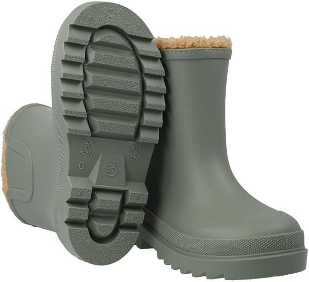 Igor: Tokio - Furry Wellie Boot (Green) - Acorn & Pip_Igor