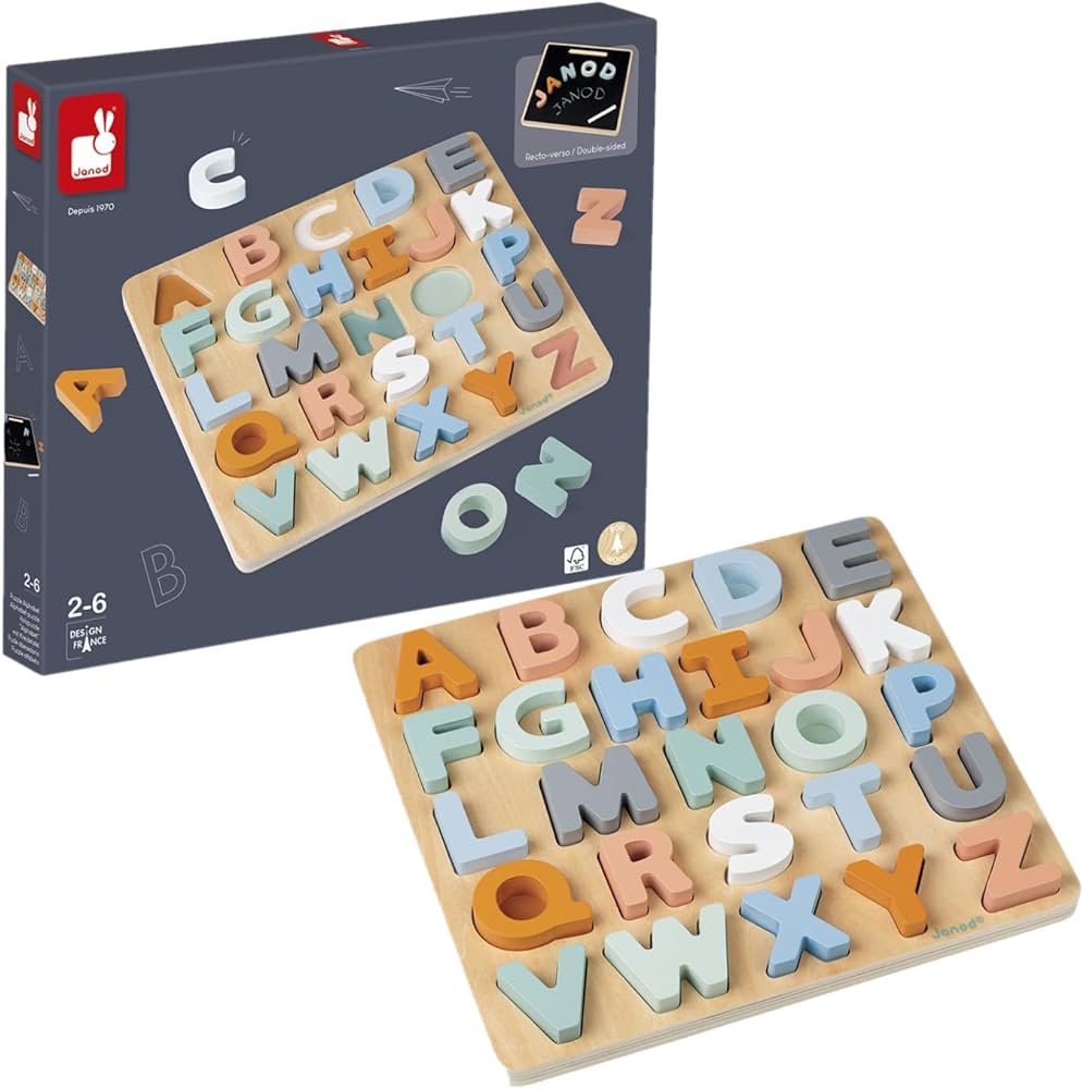 Janod: Alphabet Puzzle - English - Acorn & Pip_Janod