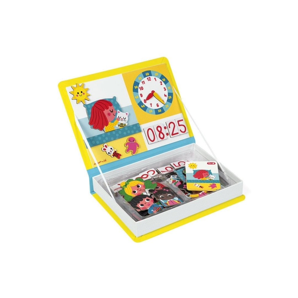 Janod: Learn To Tell The Time Magnetic Book - Acorn & Pip_Janod