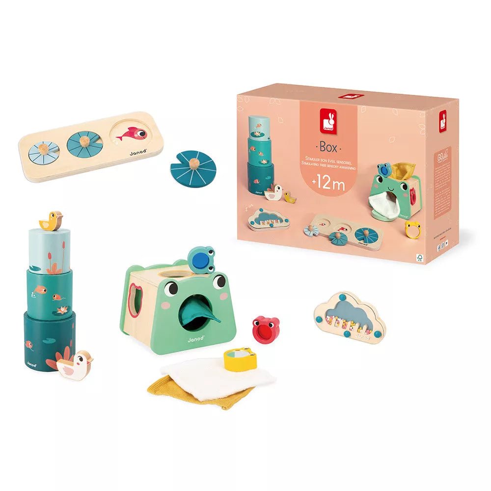 Janod: Toy Box - 12 Months - Acorn & Pip_Janod