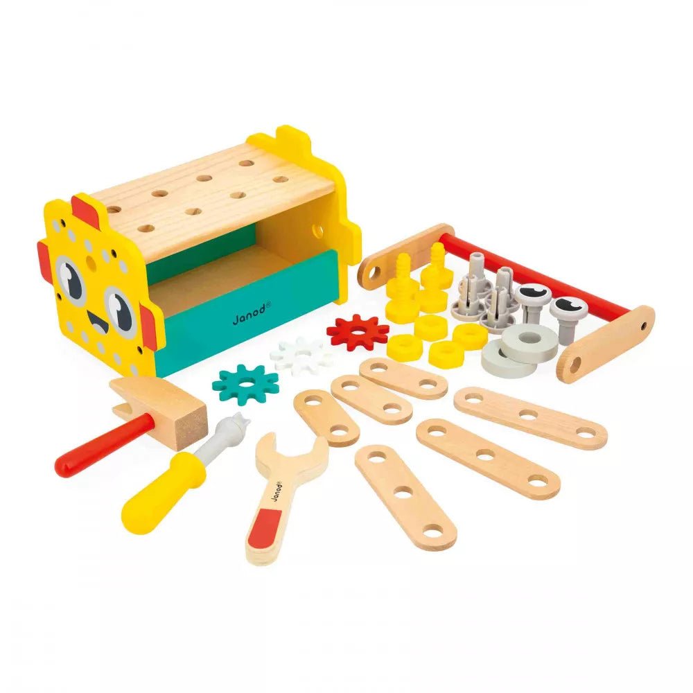 Janod: Wooden Brico Robot Tool Box - Acorn & Pip_Janod