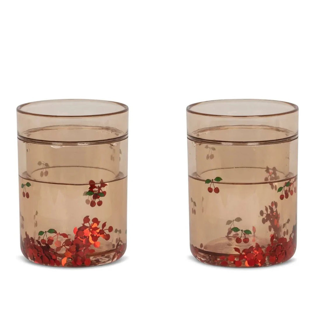 Konges Sløjd: 2 Glitter Cups - Cherry - Acorn & Pip_Konges Sløjd
