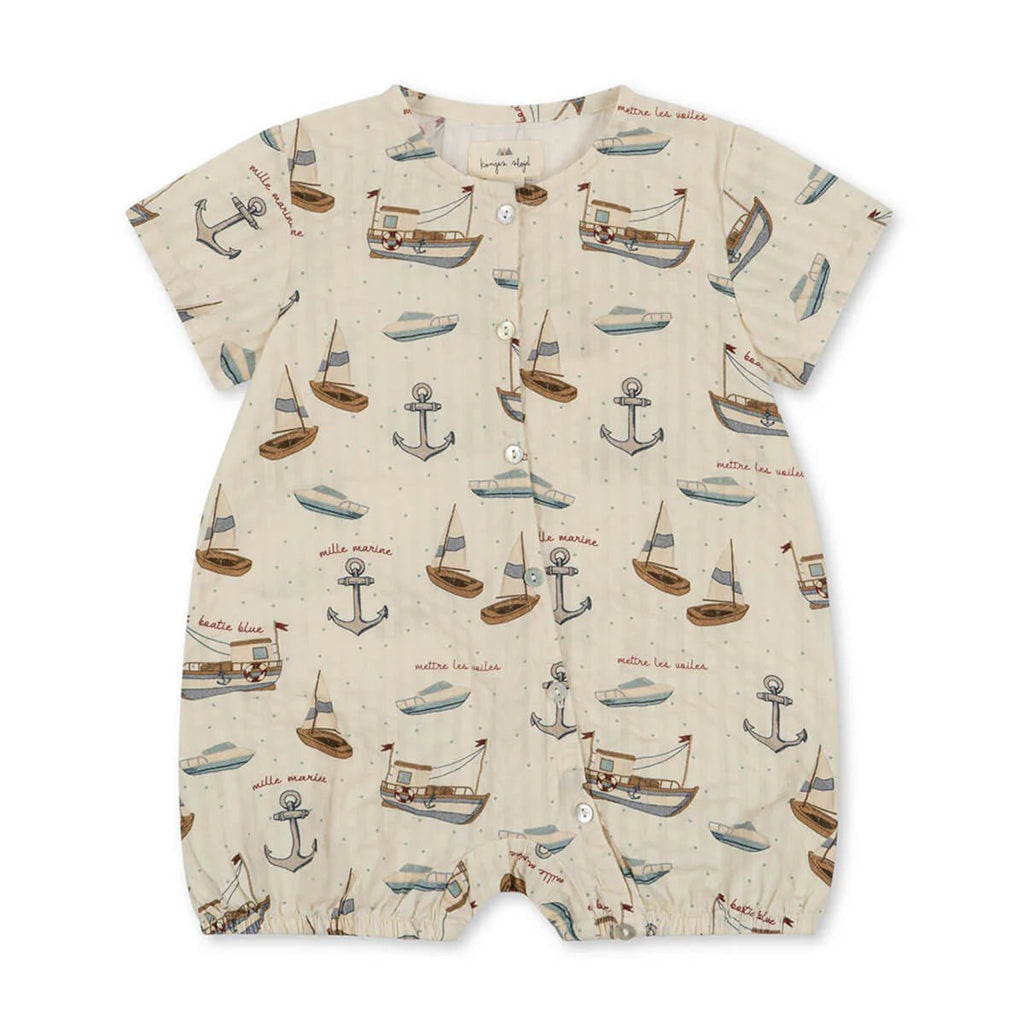 Konges Sløjd: Ace Romper - Sail Away - Acorn & Pip_Konges Sløjd