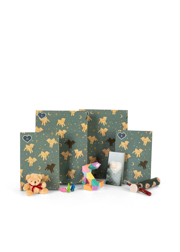 Konges Sløjd Blue Christmas Advent Calendar with 24 gifts