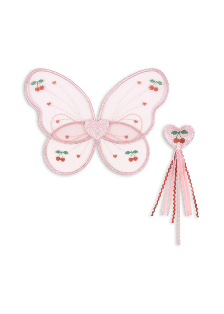 Konges Sløjd Mellow Rose fairy wings and wand