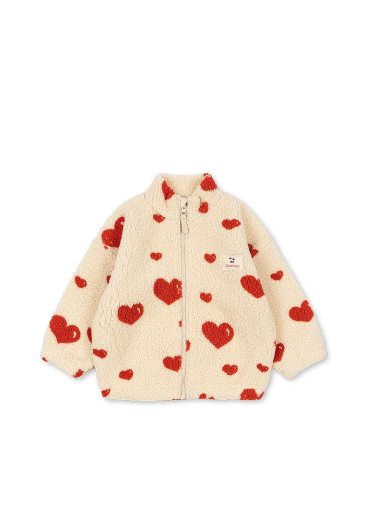 Jody Coeur Amour teddy jacket front