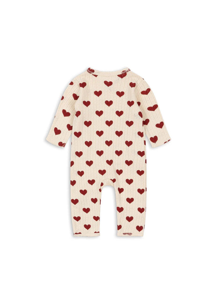 Konges Sløjd: Minnie Newborn Onesie GOTS - Amour Rouge - Acorn & Pip_Konges Sløjd