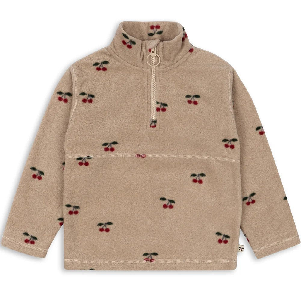 Konges Sløjd: TAVI FLEECE SWEATSHIRT - CHERRY - Acorn & Pip_Konges Sløjd