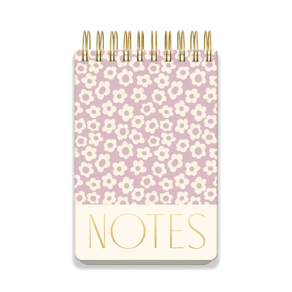 Large Chunky Notepad - Lilac Groovy Floral - Acorn & Pip_Acorn & Pip